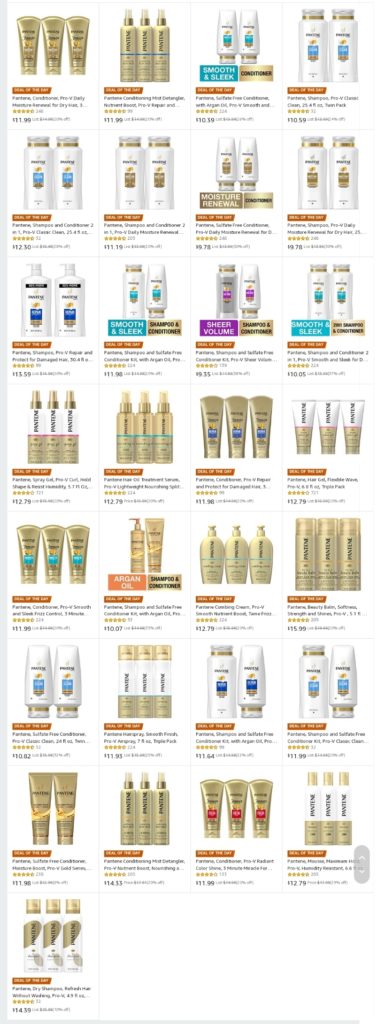 Save Big on Pantene hair care